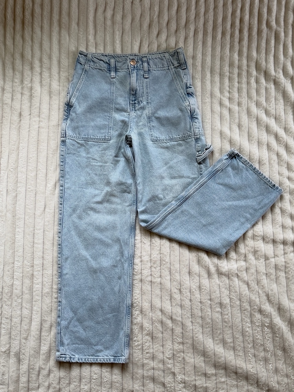 We The Free Light Blue Straight-Leg Carpenter Jeans💙💙💙